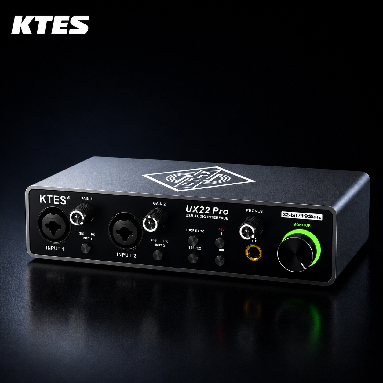 Audio Music Tiktok - UX22 Pro Audio Interface 192kHz 32-Bit