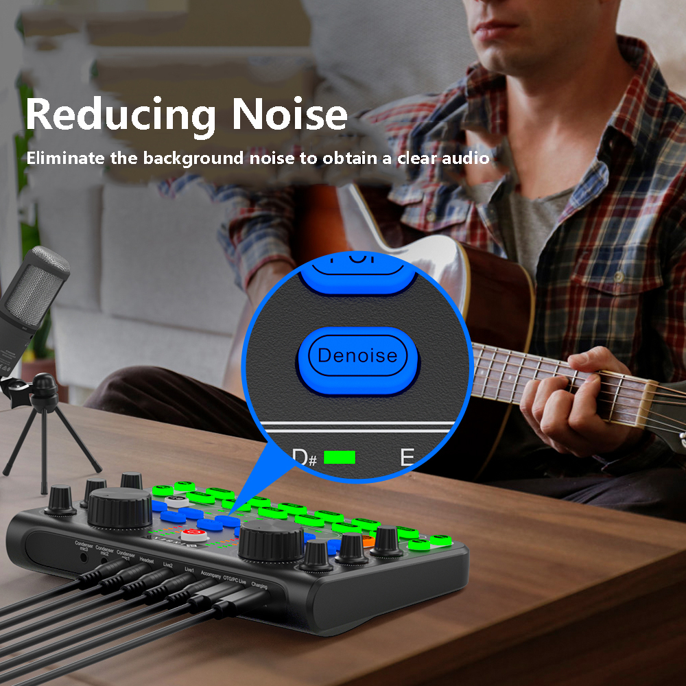 Audio Music Changer - Sound Mixer Board Live Sound Card