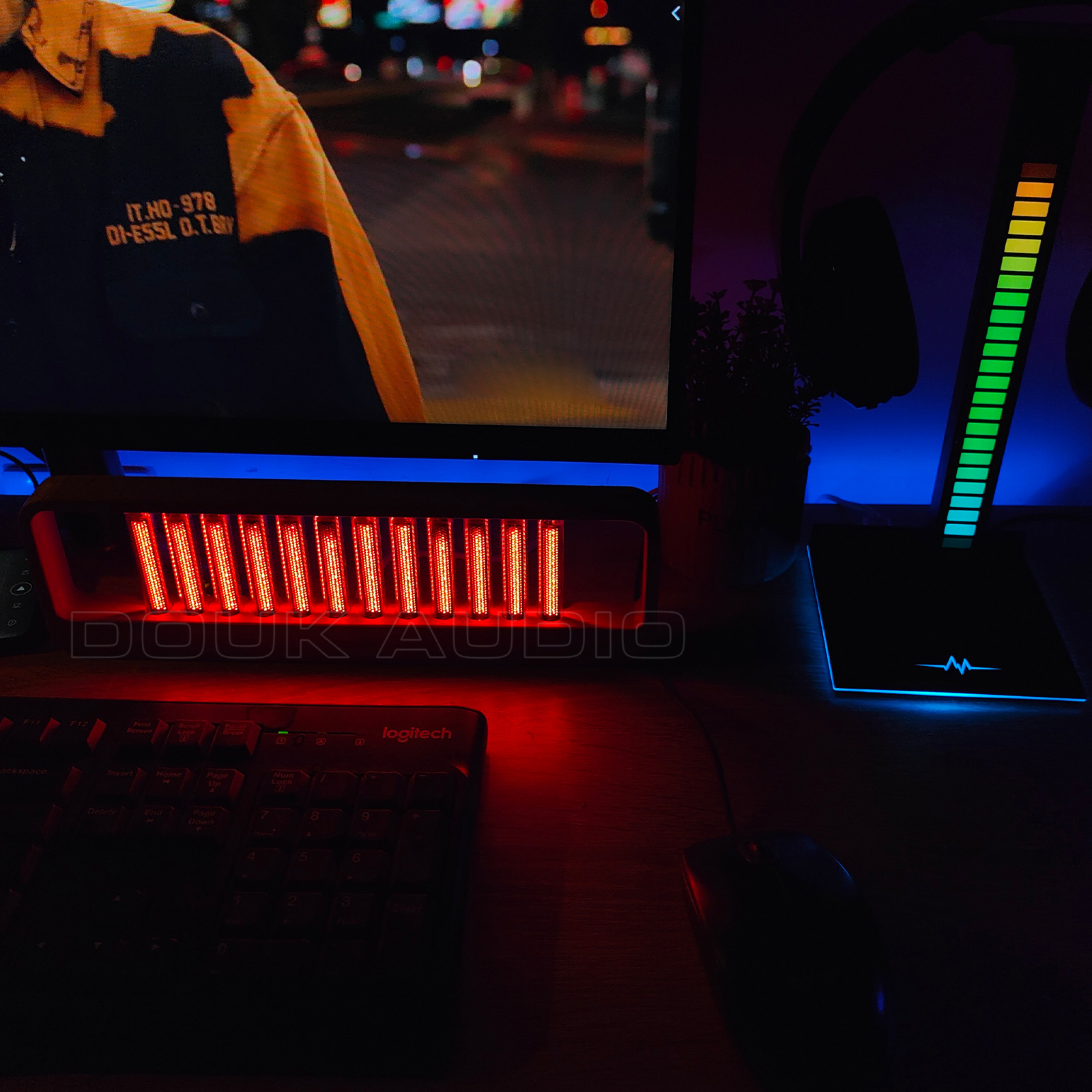 RGB LED Tube MIC Pick Up Sound - Audio Music Youtube บทวิจารณ์และราคา