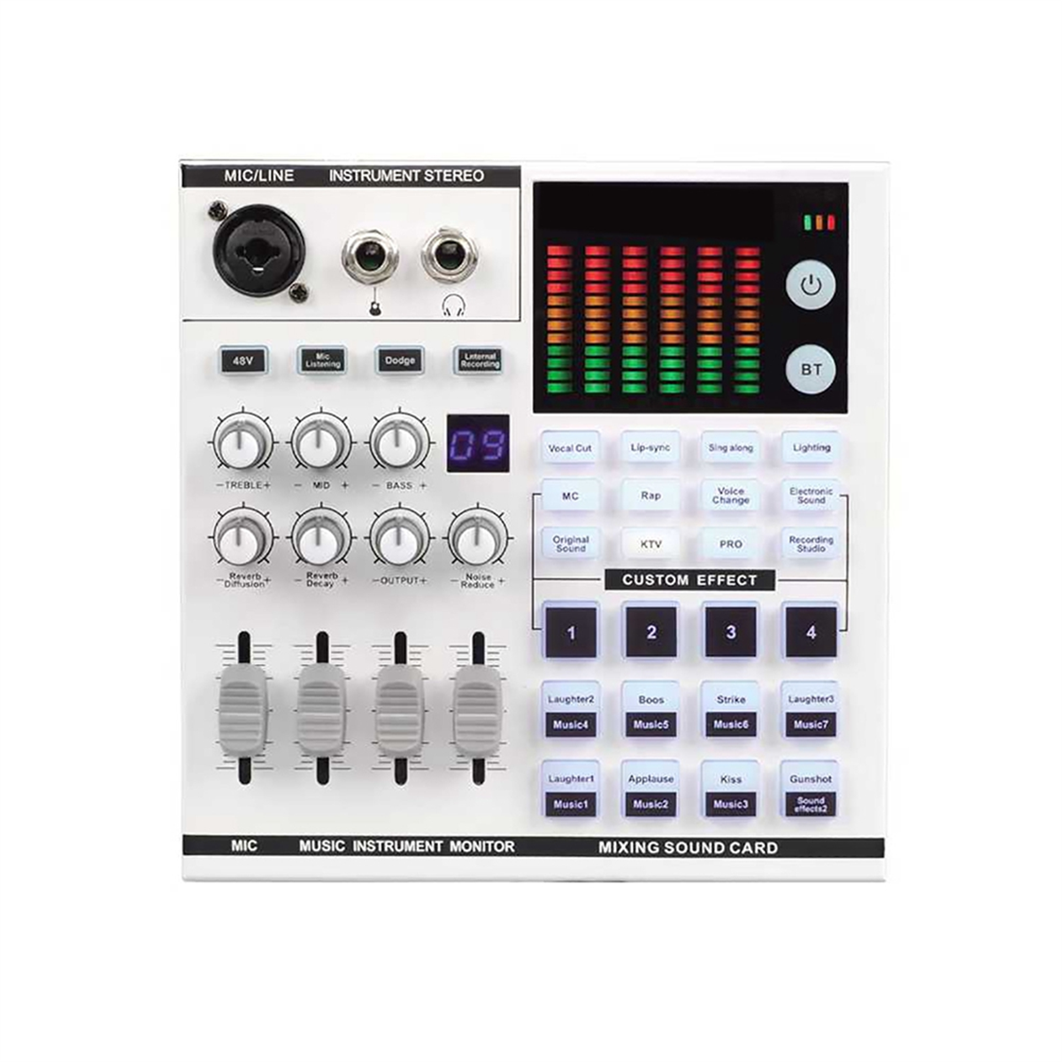SN800 Live Sound Card Voice Ch - Audio Music Changer บทวิจารณ์และราคา