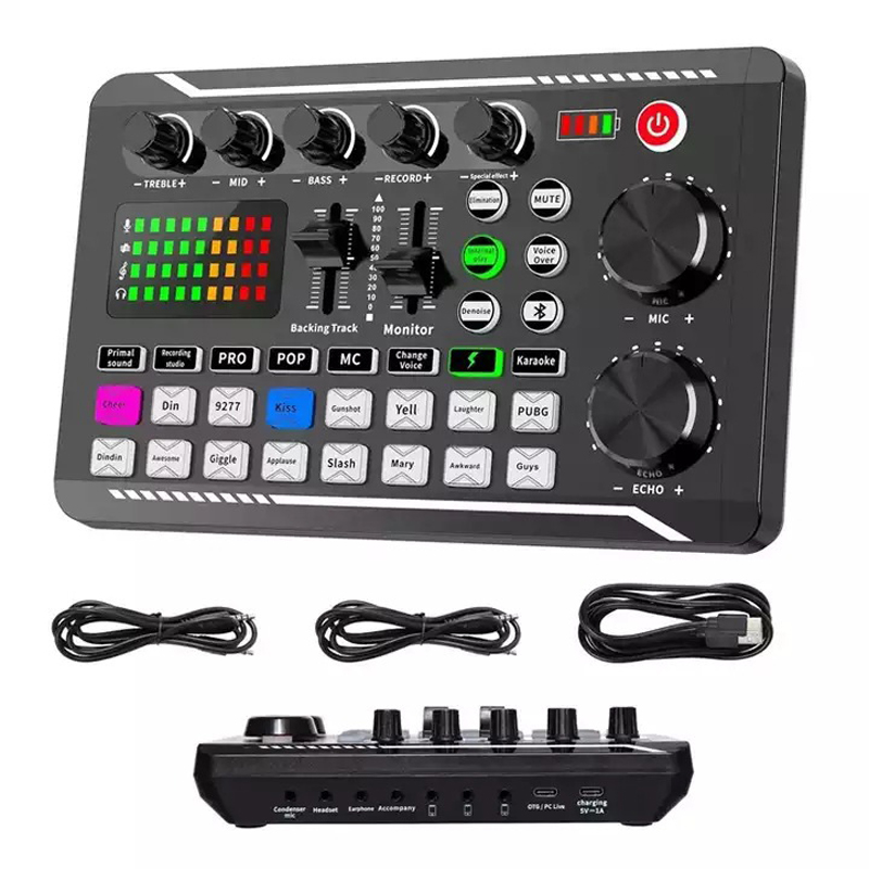 F998 Live Sound Card Audio Tun - Audio Music Tiktok บทวิจารณ์และราคา