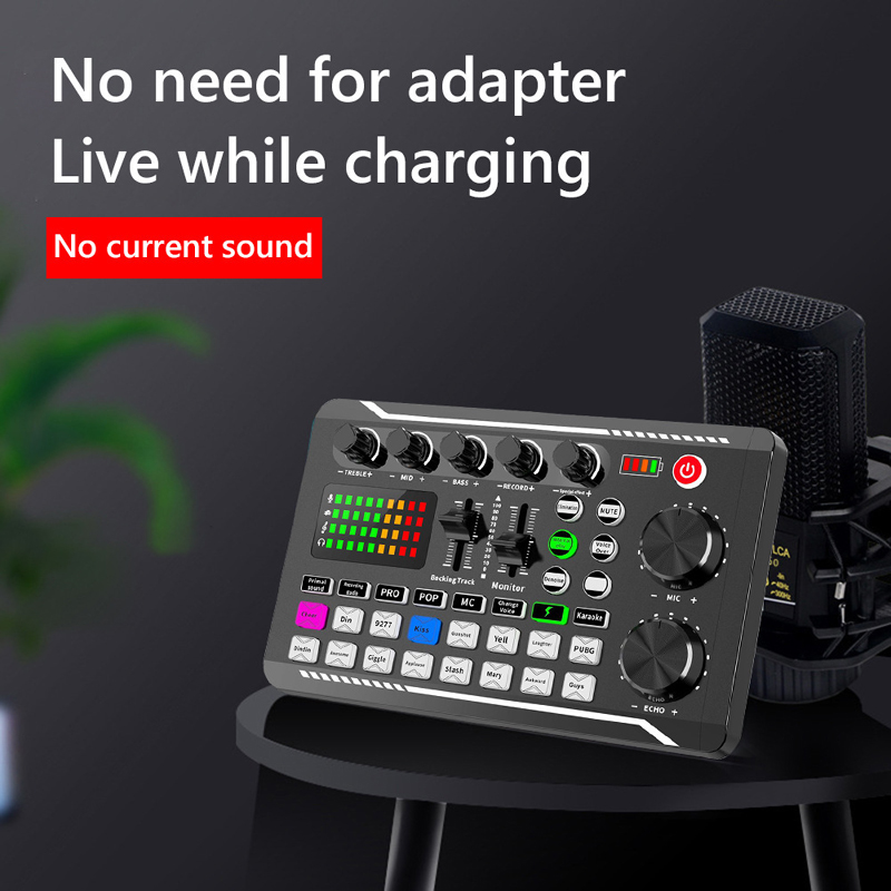 F998 Live Sound Card Audio Tun - Audio Music Tiktok บทวิจารณ์และราคา