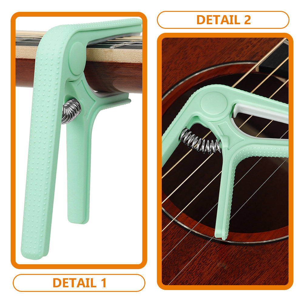 Guitar Capo Sturdy Plastic Sil - Guitar Capo Clip บทวิจารณ์และราคา