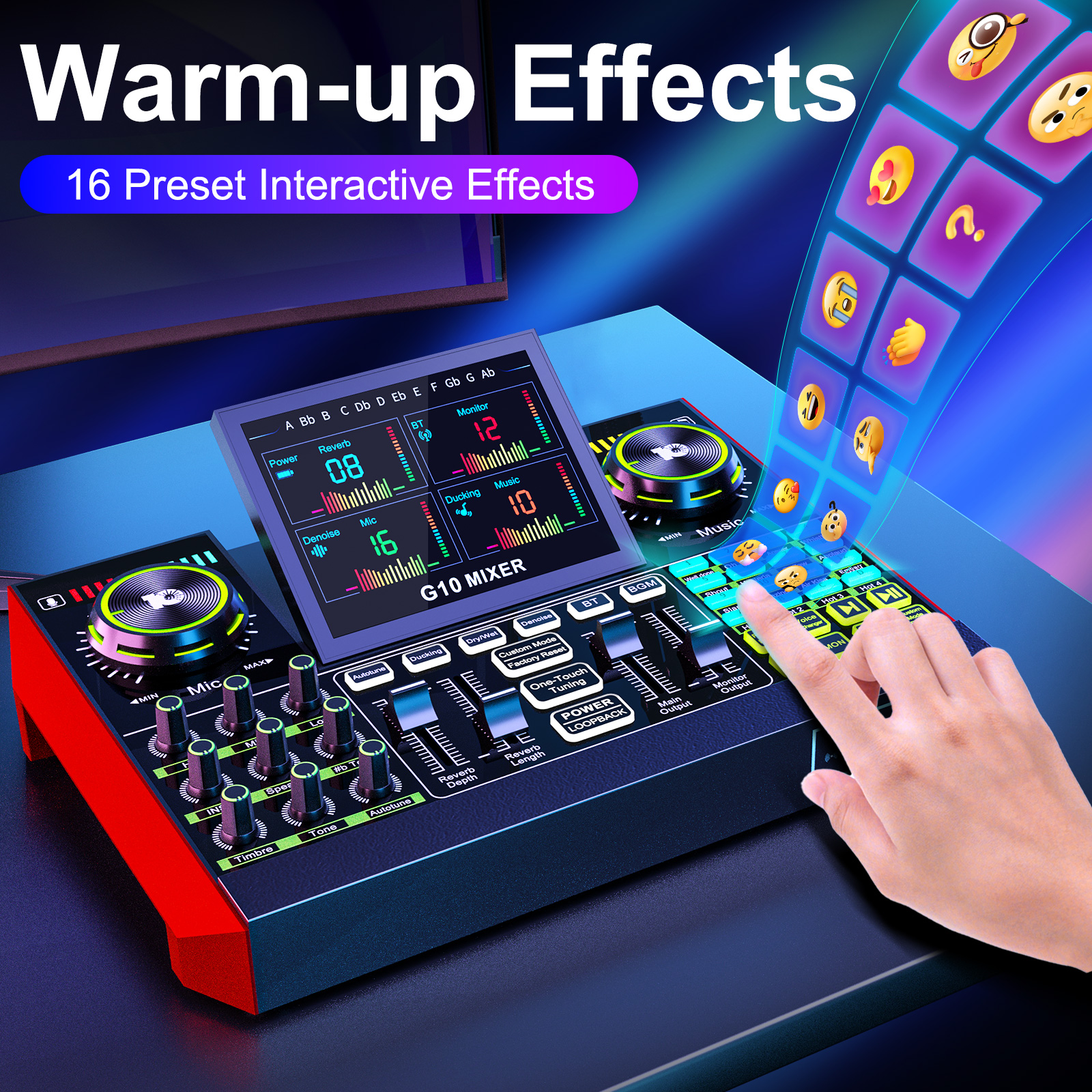 Tenlamp Audio Interface Mixer  - Audio Music Changer บทวิจารณ์และราคา