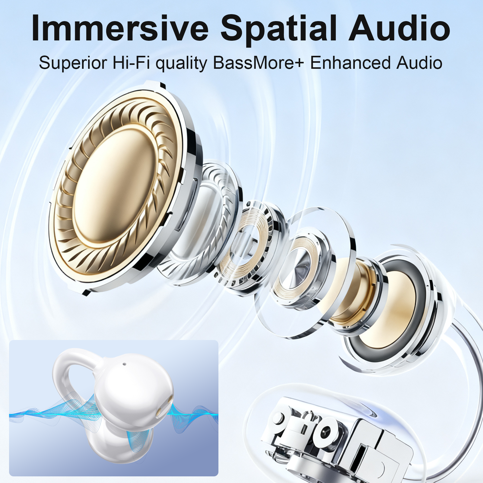 M11 Clip-Ear Open Earphone 144 - Audio Music Google บทวิจารณ์และราคา