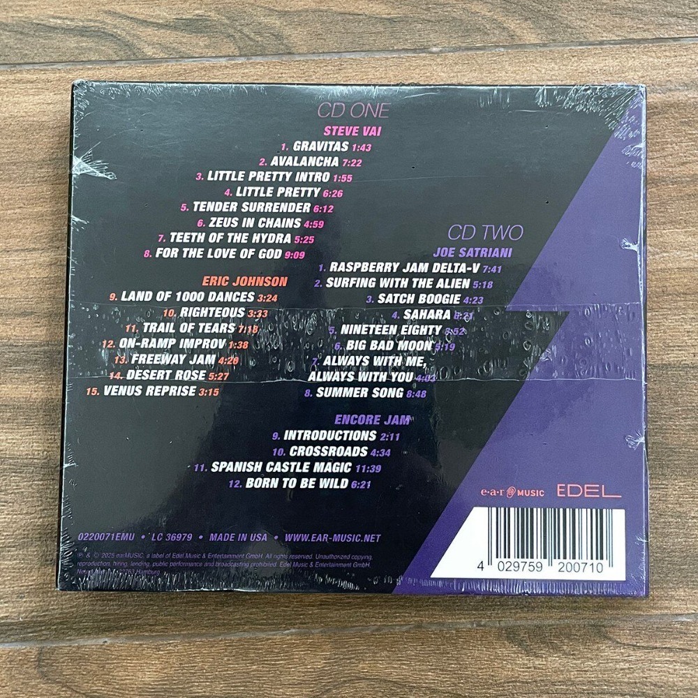 G3 Reunion Live 2025 Guitar Al - Audio Music Cd บทวิจารณ์และราคา