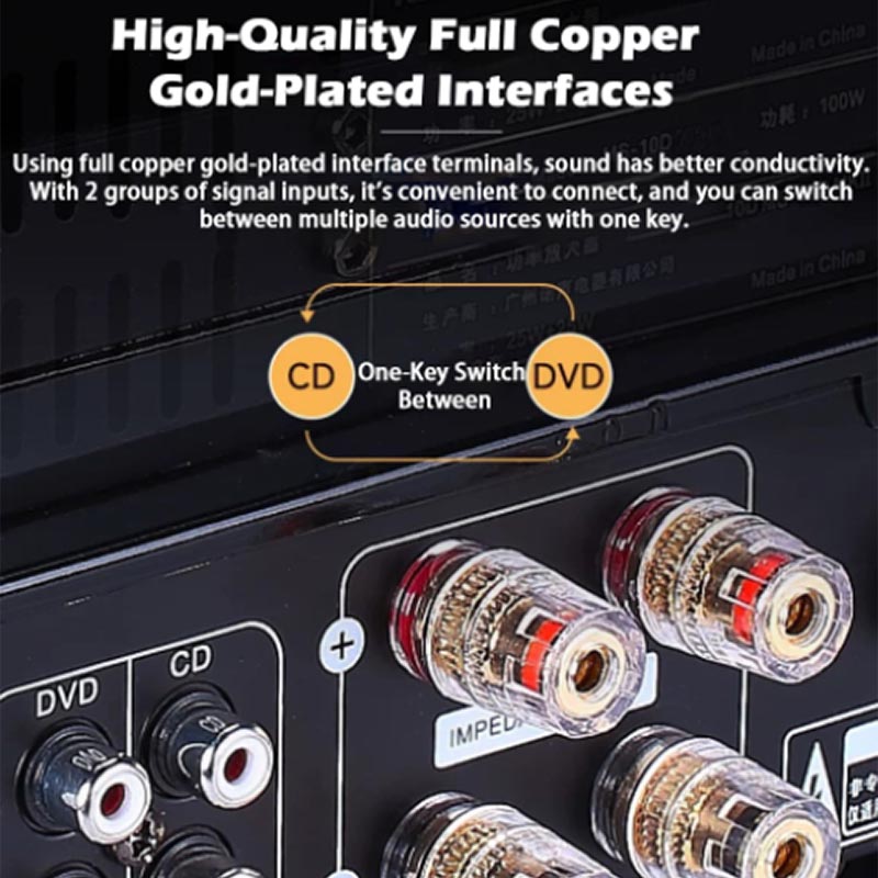 HIFI 2.1Ch Vacuum Tube Amp Blu - Audio Music Youtube บทวิจารณ์และราคา