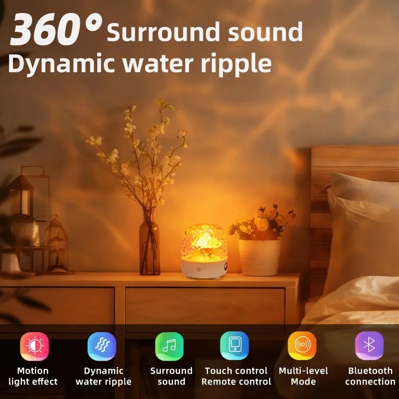 Dynamic Water Ripple Waves Pro - Audio Music Wave บทวิจารณ์และราคา