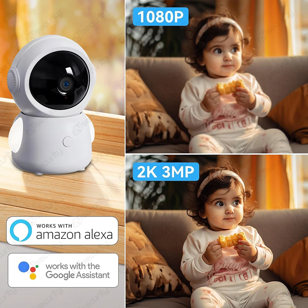 2K WiFi Baby Monitor with Scre - Audio Music Google บทวิจารณ์และราคา