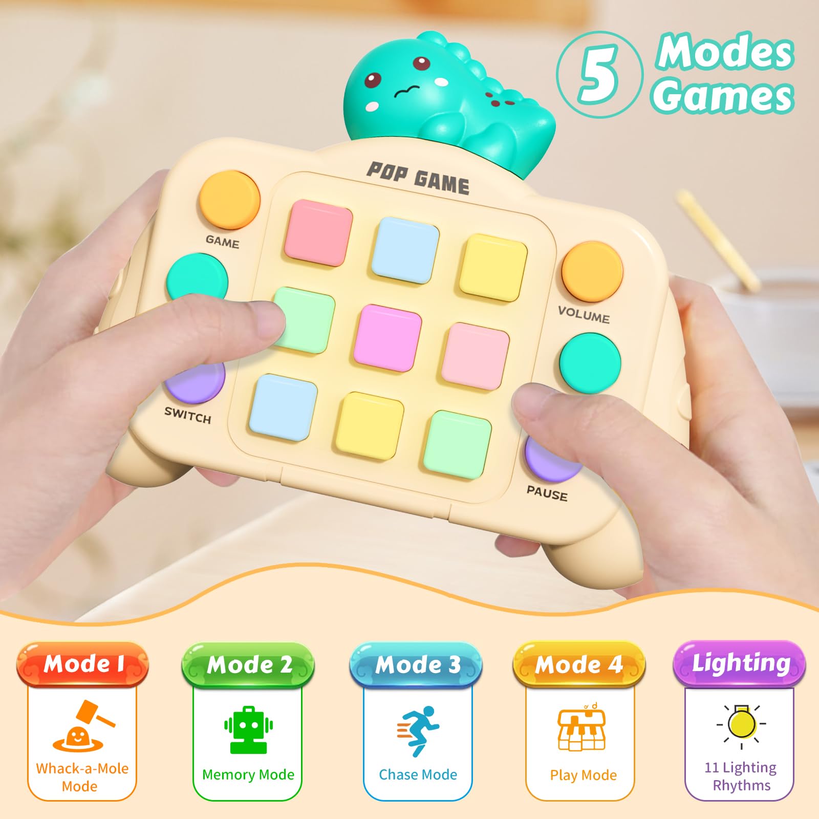 Upgraded Electronic Pop Light  - Audio Music Maker บทวิจารณ์และราคา