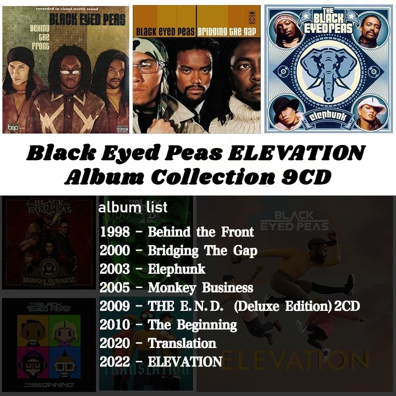 Black Eyed Peas Complete 9CD M - Audio Music Cd บทวิจารณ์และราคา