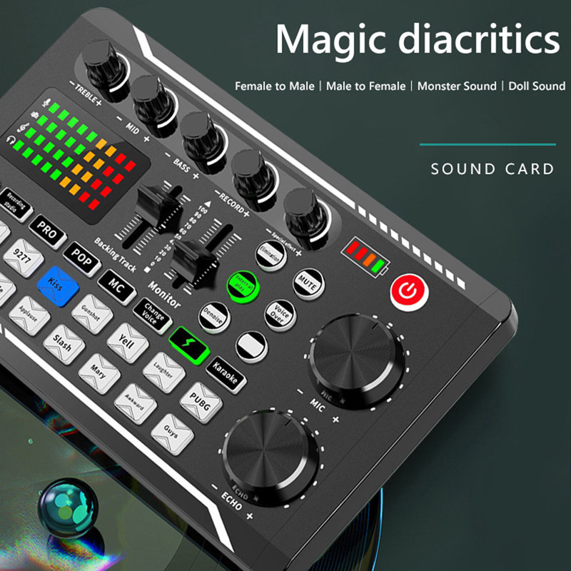 F998 Live Sound Card Audio DJ  - Audio Music Tiktok บทวิจารณ์และราคา