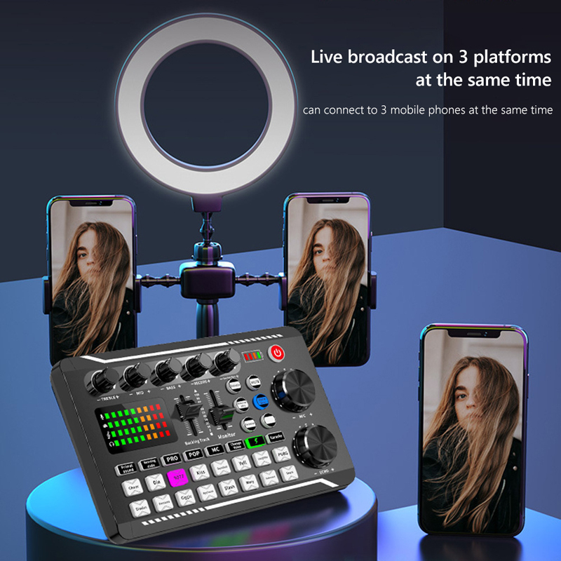 F998 Live Sound Card Audio DJ  - Audio Music Tiktok บทวิจารณ์และราคา