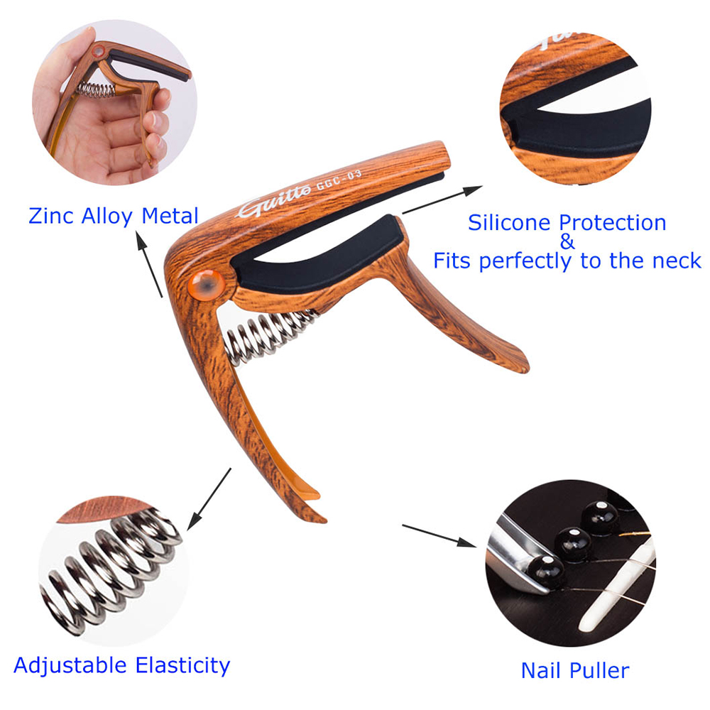 JOYO Guitto Series GGC-03 Guit - Guitar Capo Clip บทวิจารณ์และราคา