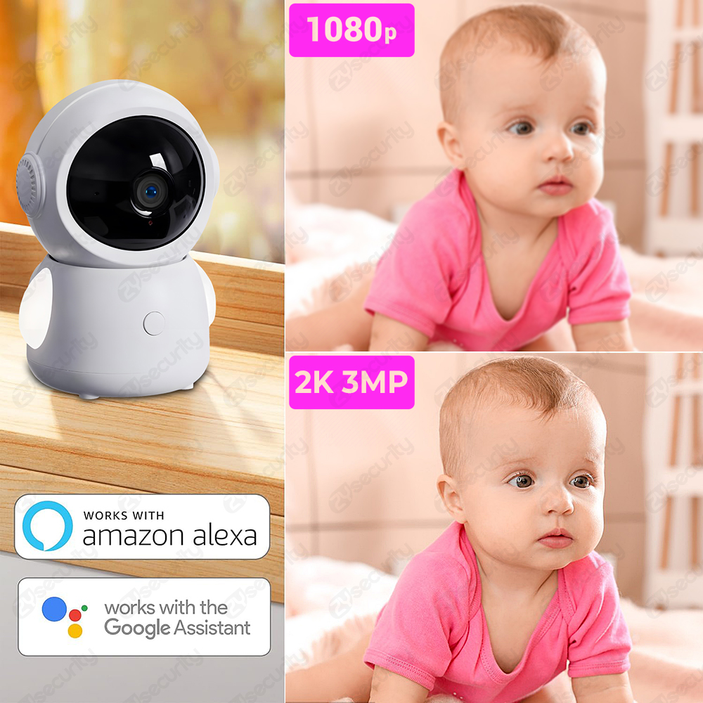 2K 3MP Two Camera WiFi Baby Mo - Audio Music Google บทวิจารณ์และราคา