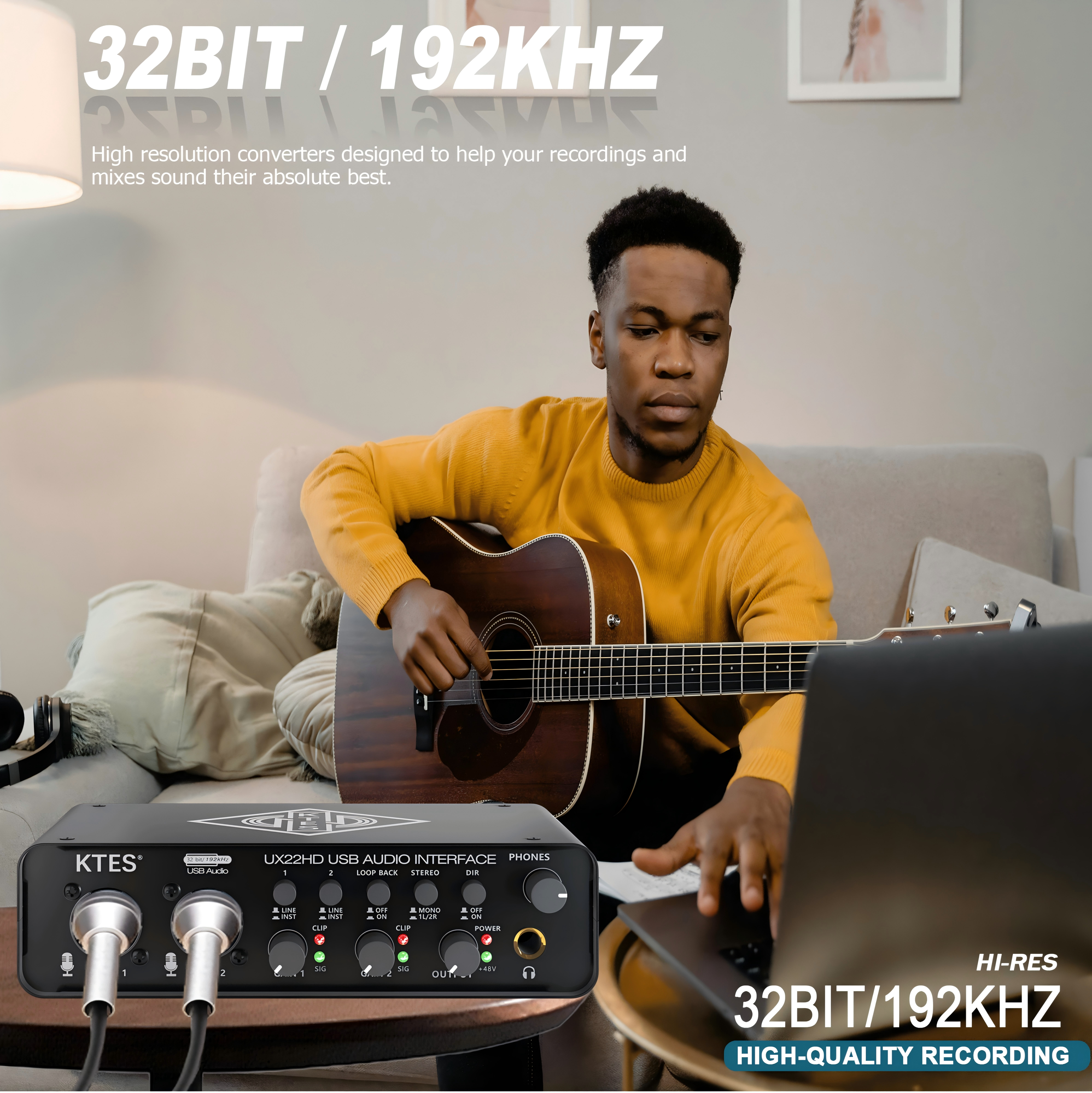 UX22 Audio Interface 192kHz 32 - Audio Music Youtube บทวิจารณ์และราคา