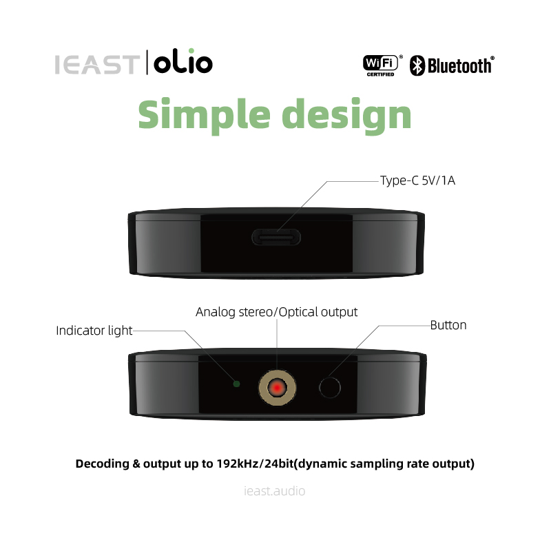 Olio AirPlay2 wireless wifi bl - Audio Music Google บทวิจารณ์และราคา