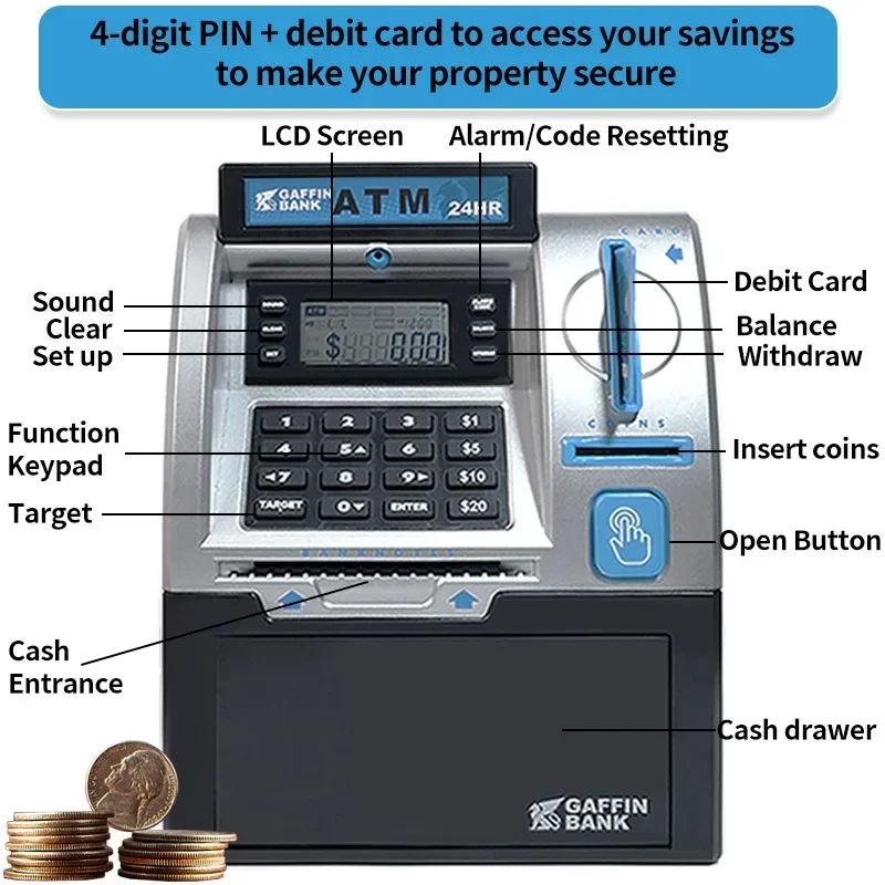 Children ATM Automatic Deposit - Audio Music Maker บทวิจารณ์และราคา