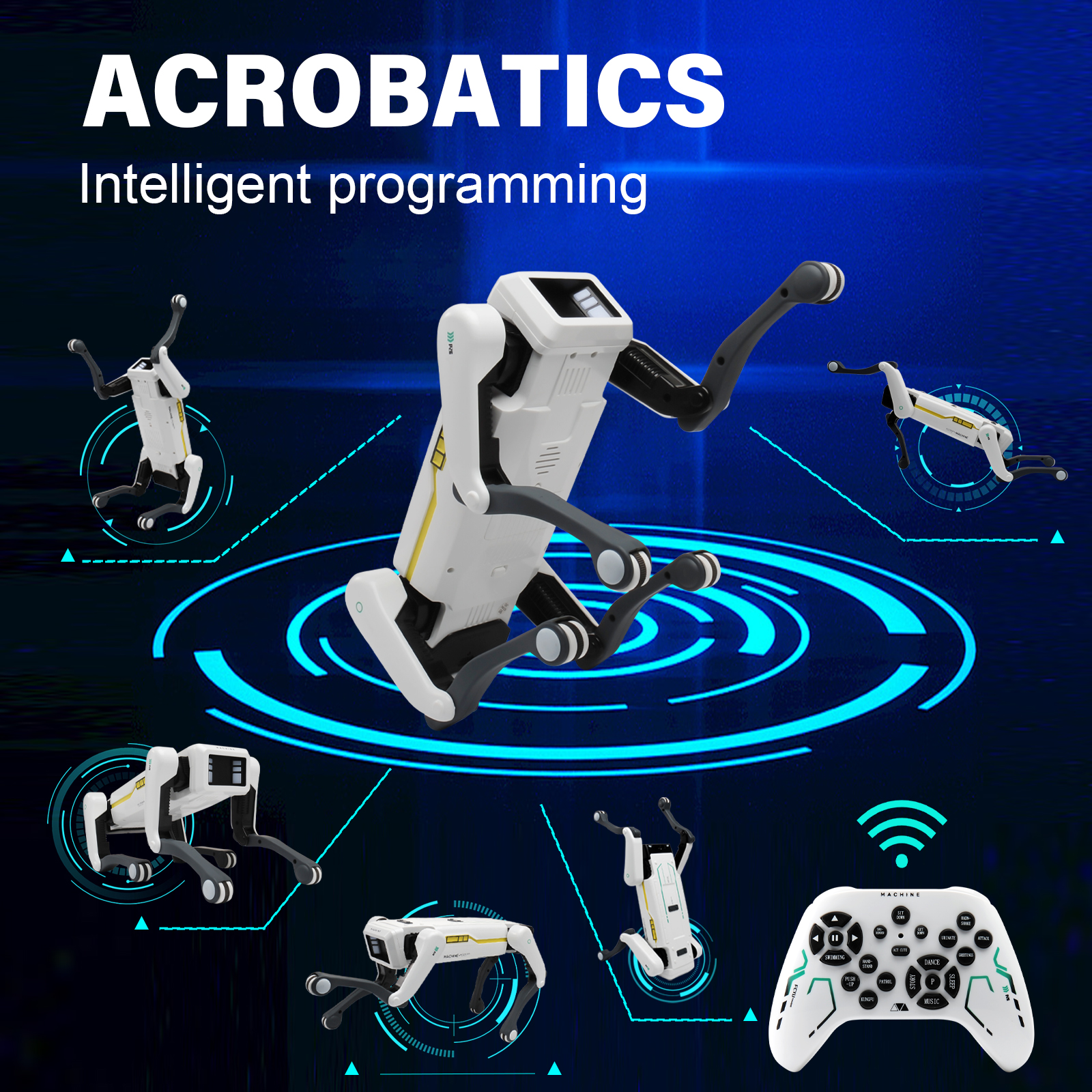 Intelligent AI RC Robot Dog Vo - Audio Music Maker บทวิจารณ์และราคา