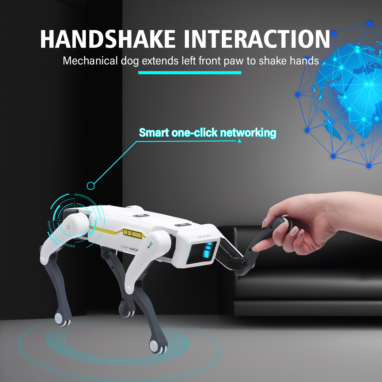 Intelligent AI RC Robot Dog Vo - Audio Music Maker บทวิจารณ์และราคา