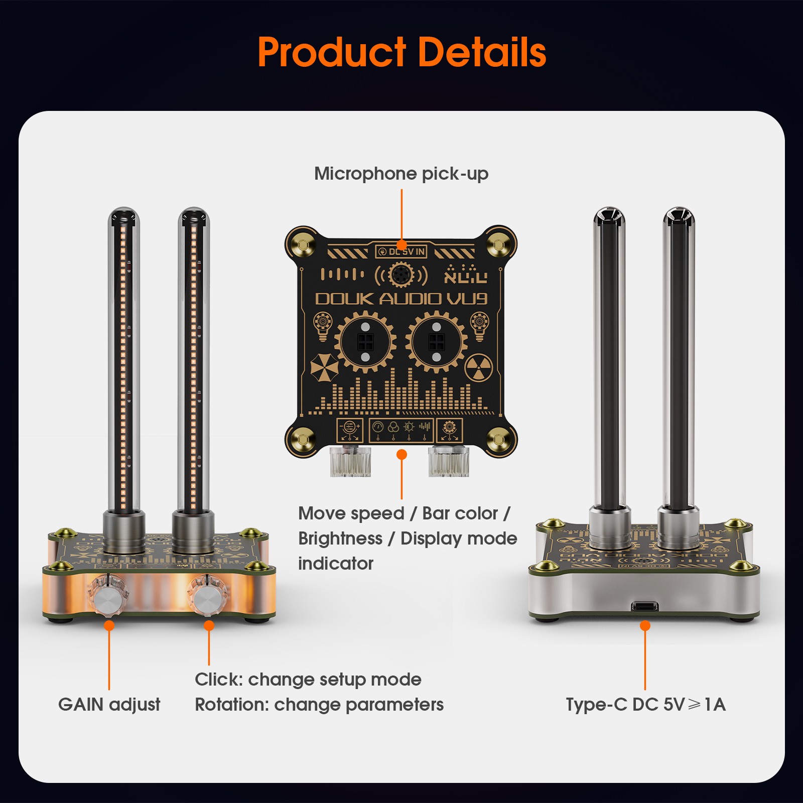 Douk Audio Dual Pixie Tube VU9 - Audio Music Youtube บทวิจารณ์และราคา