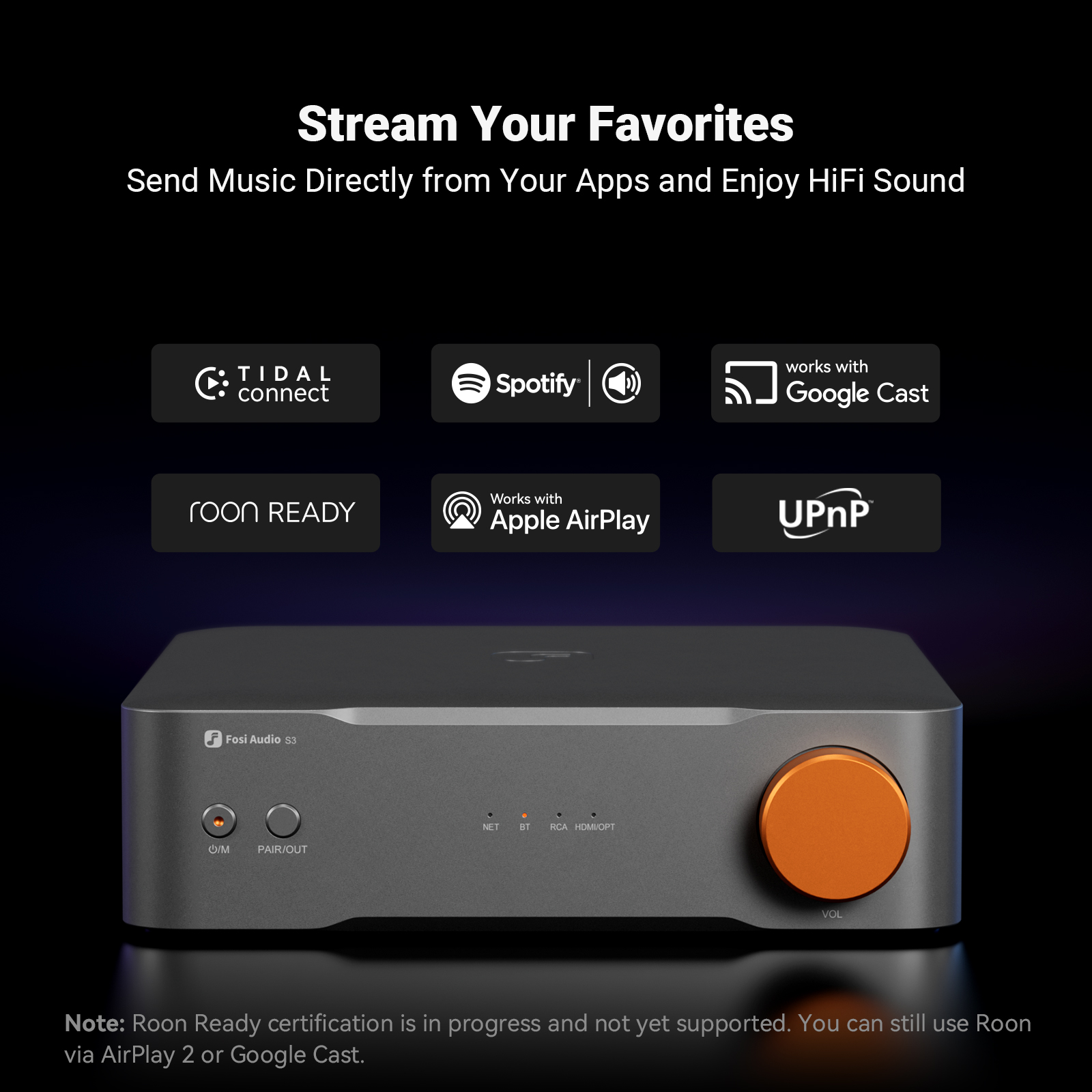 Fosi Audio S3 HiFi Music Strea - Audio Music Google บทวิจารณ์และราคา
