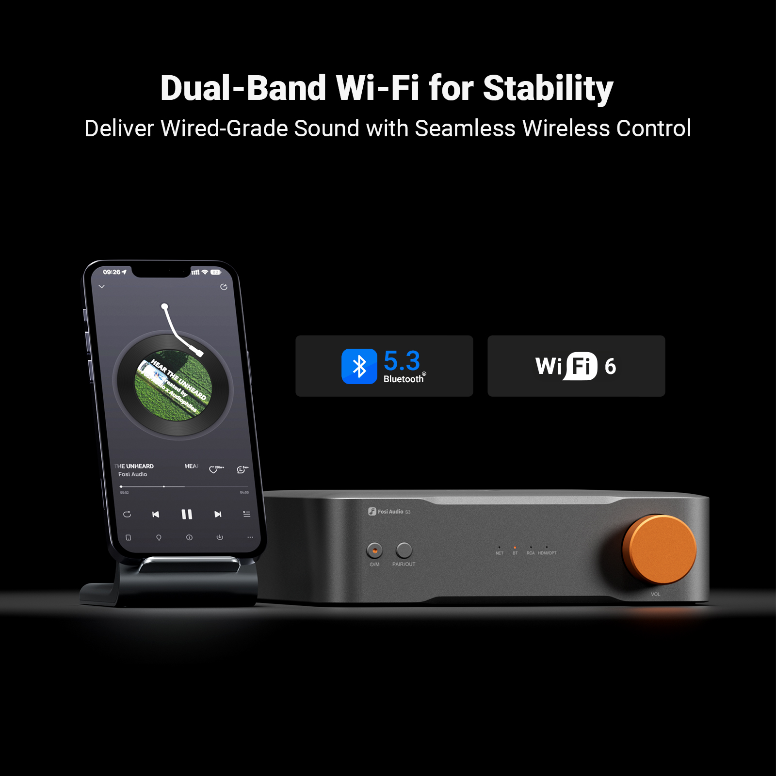 Fosi Audio S3 HiFi Music Strea - Audio Music Google บทวิจารณ์และราคา