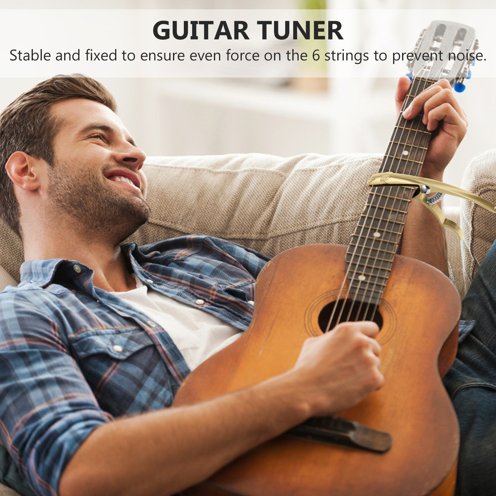 1Pcs Guitar Capo Zinc Alloy Me - Guitar Capo Clip บทวิจารณ์และราคา
