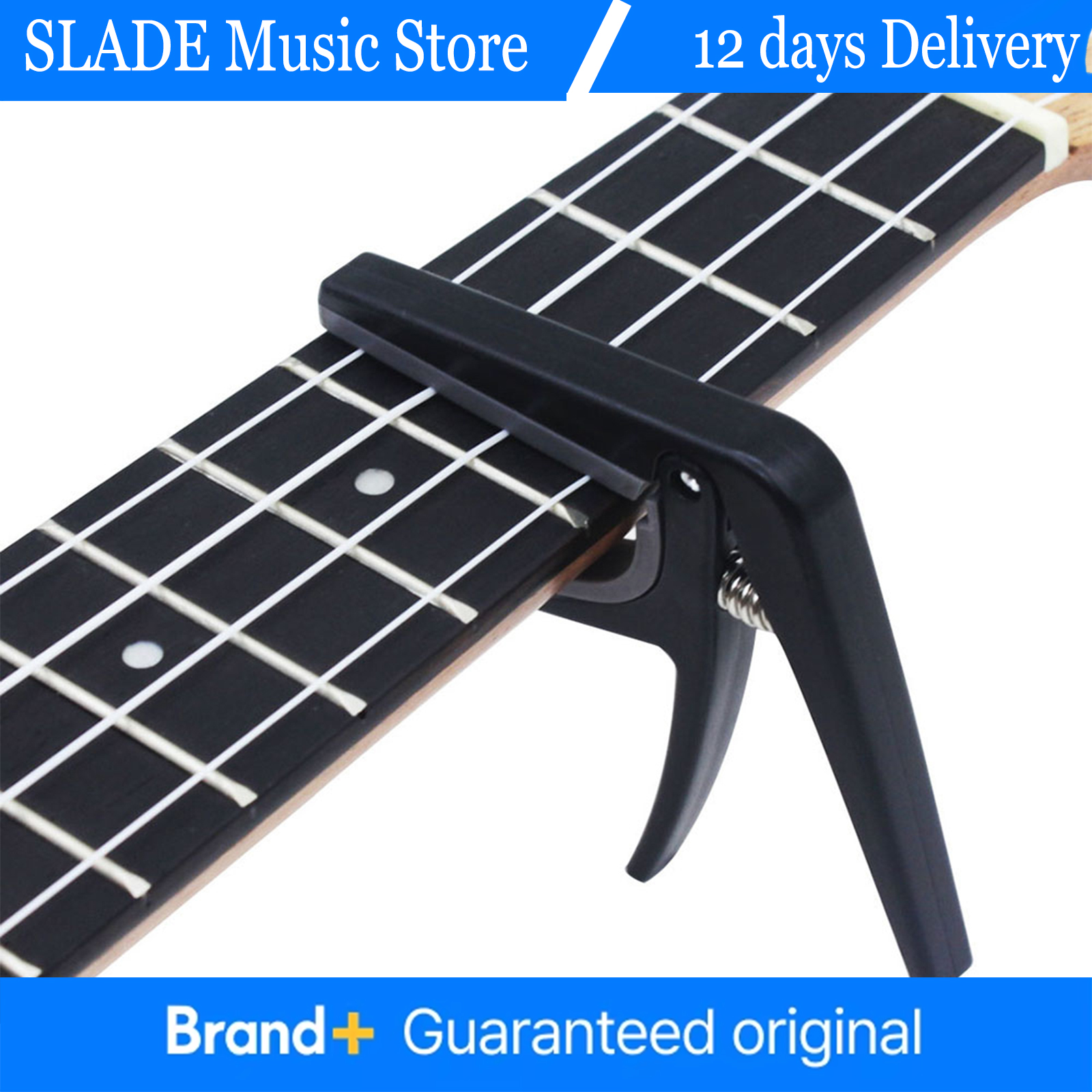 Guitar Tuning Clamp Pro Black  - Guitar Capo Clip บทวิจารณ์และราคา