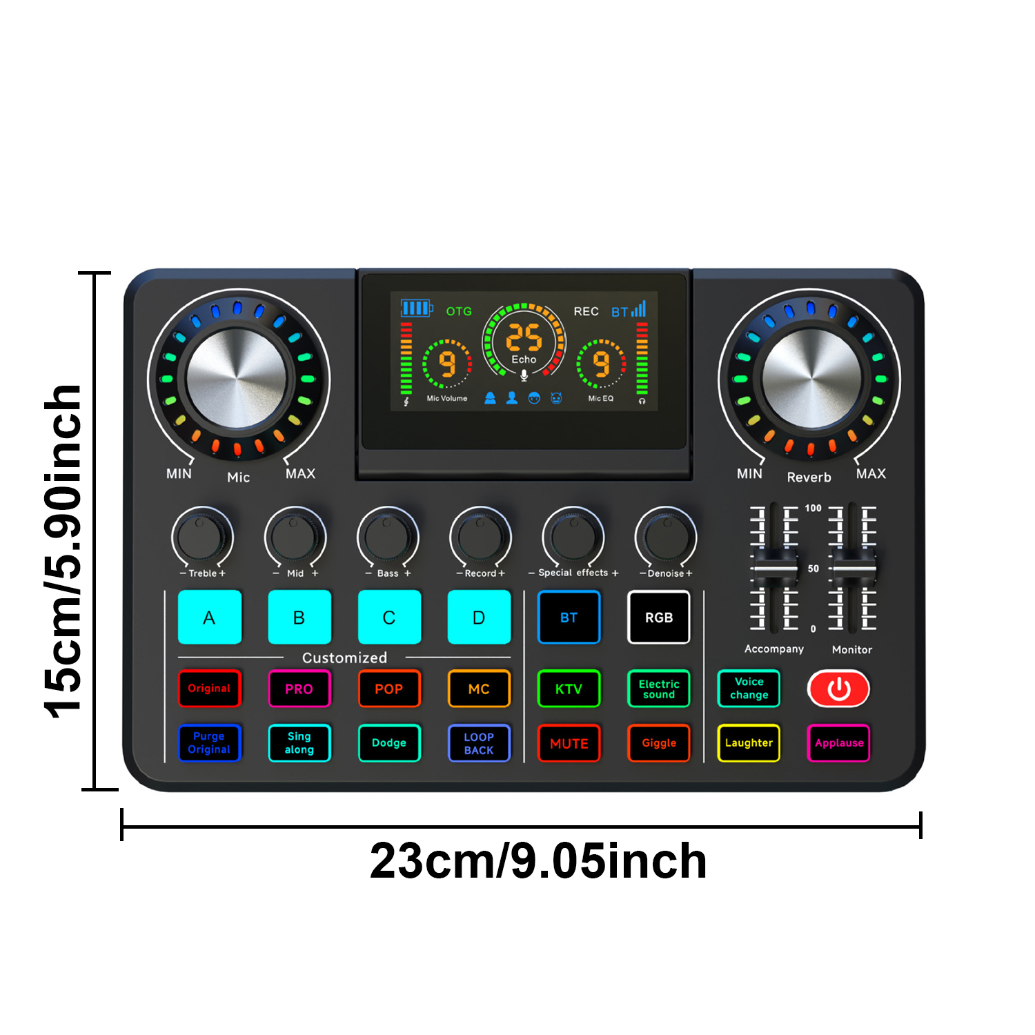 Audio Mixer, Live Sound Card w - Audio Music Changer บทวิจารณ์และราคา