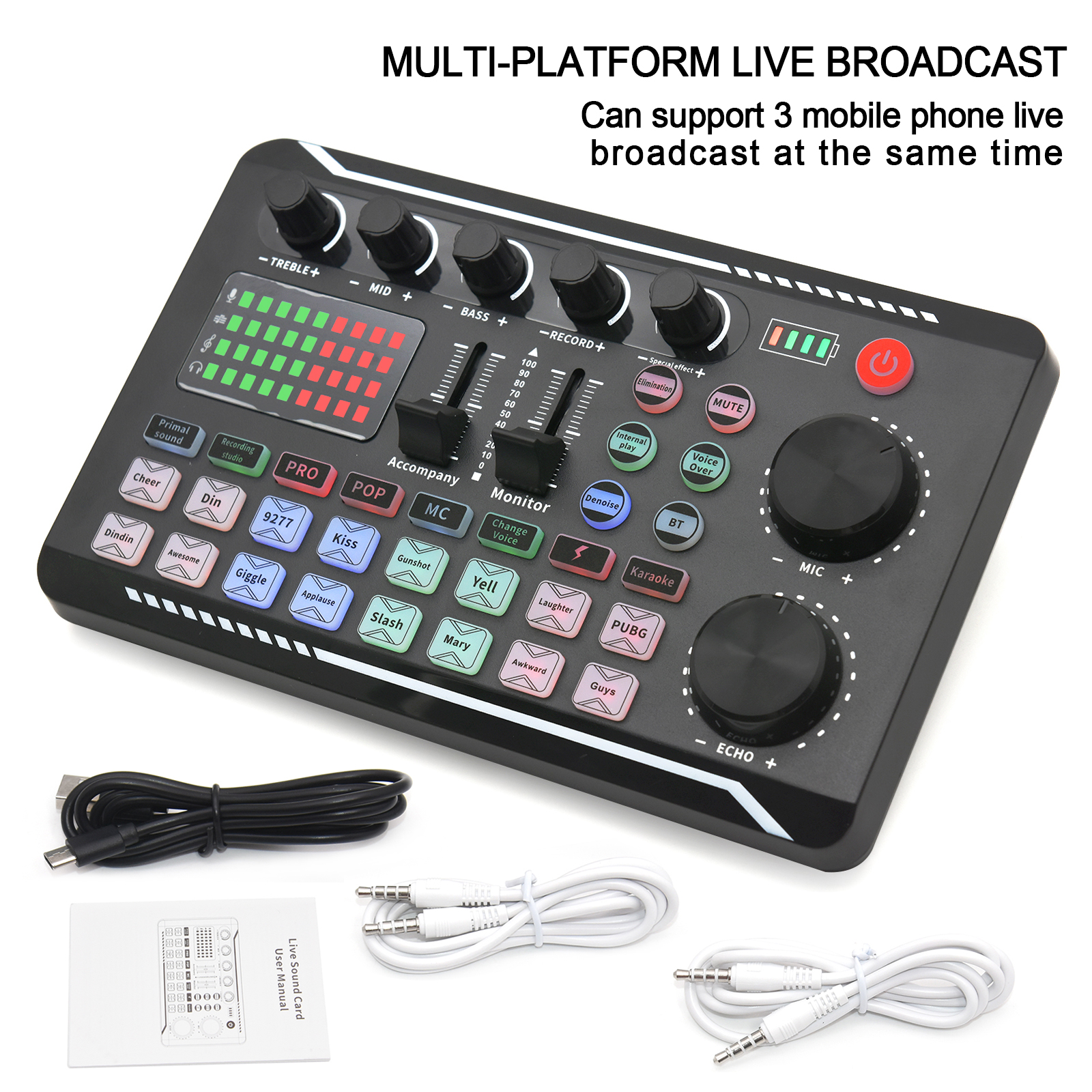 Live Sound Card Audio Mixer Wi - Audio Music Maker บทวิจารณ์และราคา