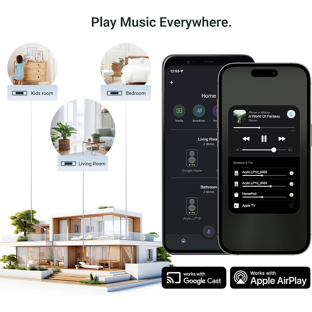 Arylic LP10 Wireless Music Str - Audio Music Google บทวิจารณ์และราคา