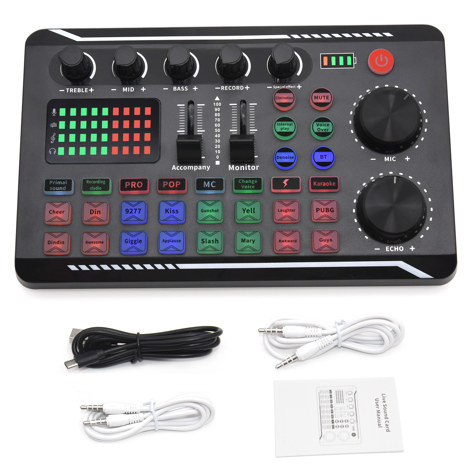 F998 Live Sound Card With DJ M - Audio Music Maker บทวิจารณ์และราคา