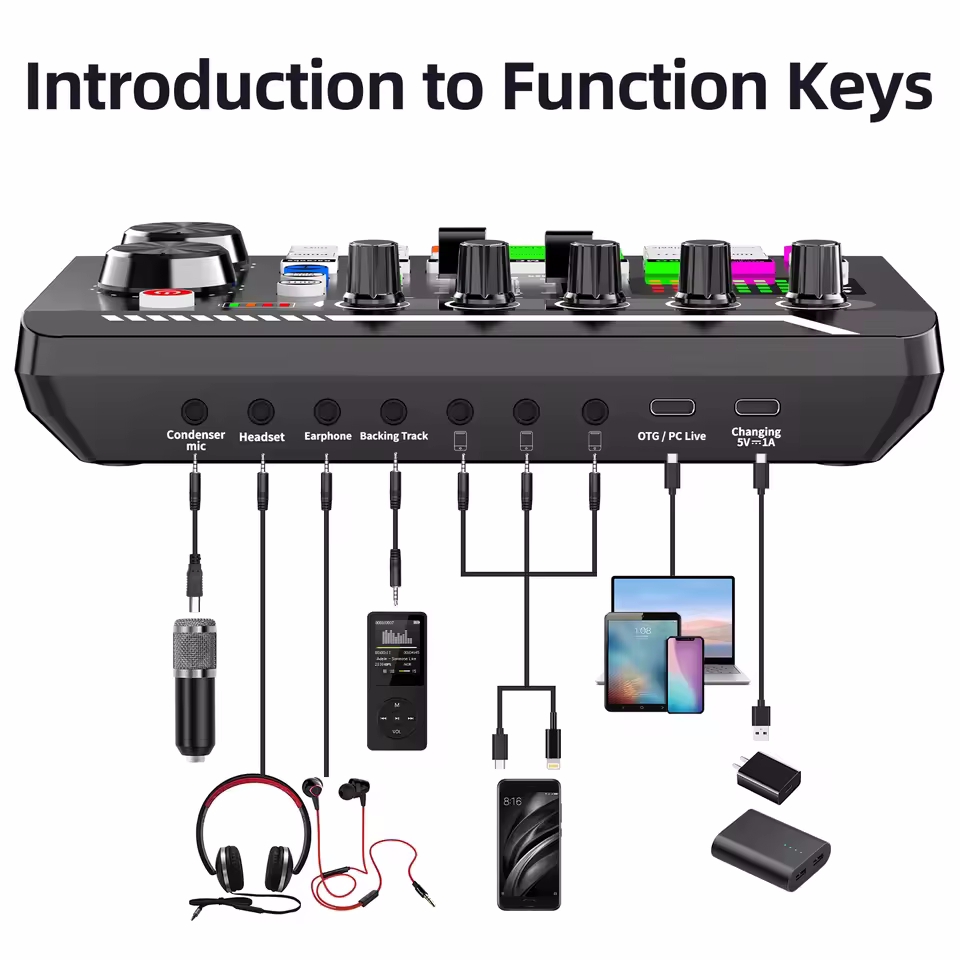 Condenser Microphone Professio - Audio Music Changer บทวิจารณ์และราคา